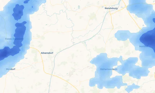 Regenradar Vorschaubild - Aktuelle Niederschläge in Tackesdorf und Umgebung