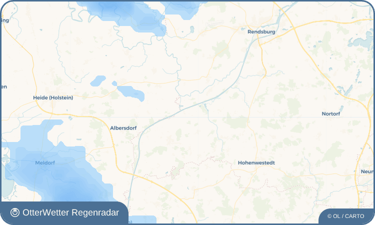 OtterWetter Regenradar-Widget Tackesdorf