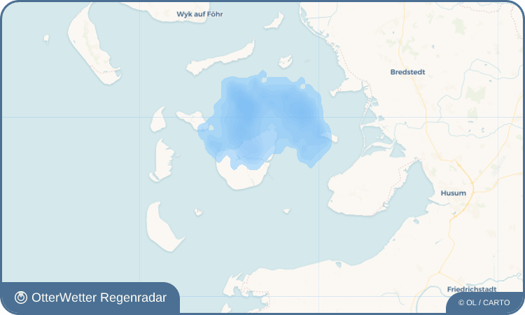 OtterWetter Regenradar-Widget Tammensiel