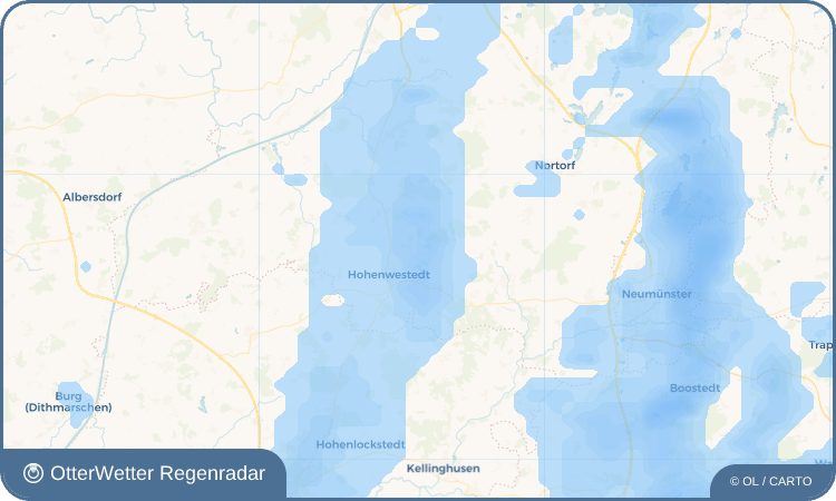 OtterWetter Regenradar-Widget Tappendorf