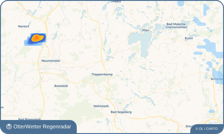 OtterWetter Regenradar-Widget Tarbek