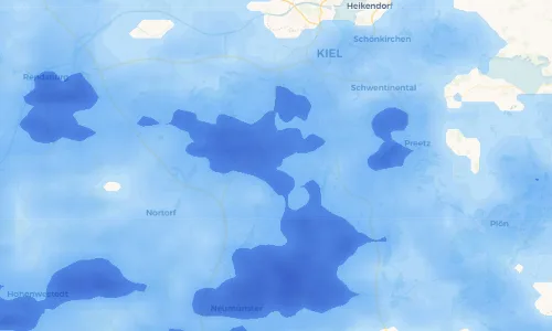 Regenradar Vorschaubild - Aktuelle Niederschläge in Techelsdorf und Umgebung
