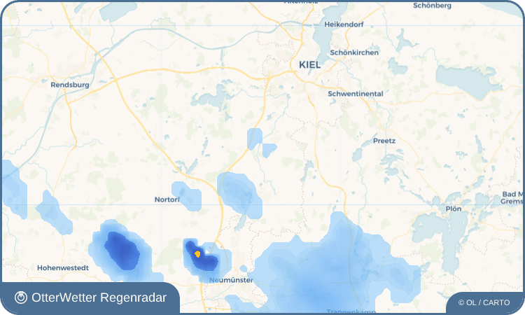 Wetter-Widget-Vorschau mit Vorhersagedaten für Techelsdorf
