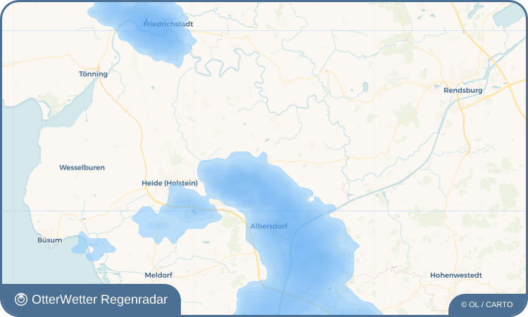 Wetter-Widget-Vorschau mit Vorhersagedaten für Tellingstedt
