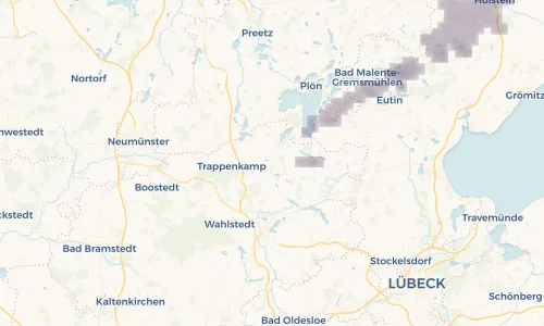 Regenradar Vorschaubild - Aktuelle Niederschläge in Tensfeld und Umgebung