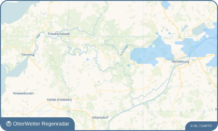 Widget-Vorschau für Tielen Wetter-Widget-Vorschau mit Vorhersagedaten für Tielen