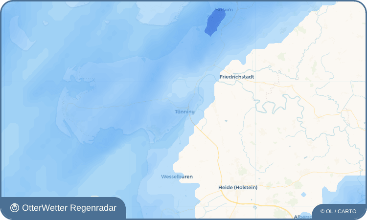OtterWetter Regenradar-Widget Tönning