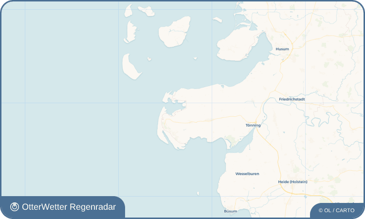 OtterWetter Regenradar-Widget Tümlauer Koog