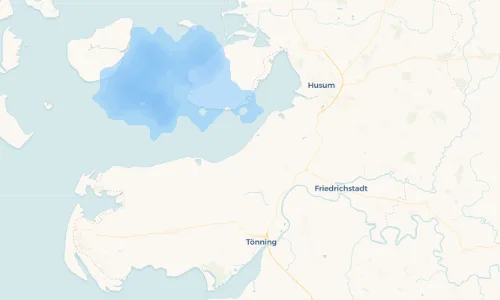 Regenradar Vorschaubild - Aktuelle Niederschläge in Uelvesbüll und Umgebung