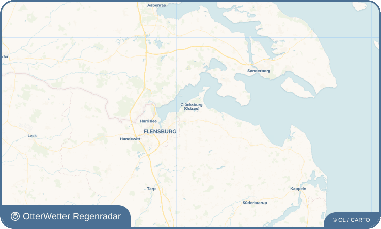 OtterWetter Regenradar-Widget Ulstrup