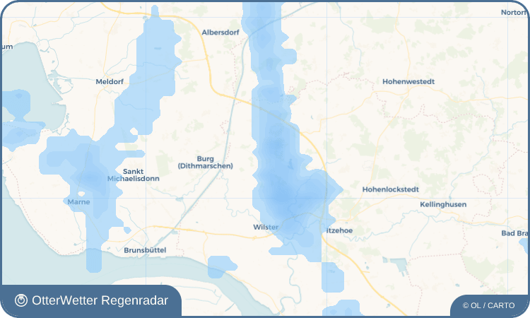 Widget-Vorschau für Vaale Wetter-Widget-Vorschau mit Vorhersagedaten für Vaale