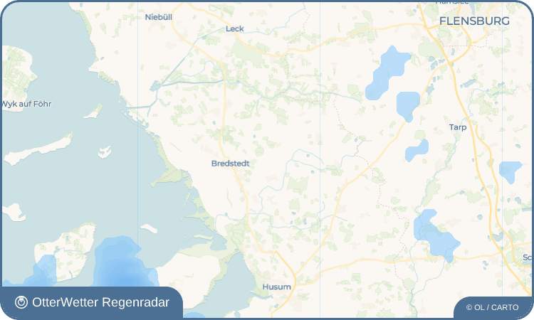 OtterWetter Regenradar-Widget Vollstedt