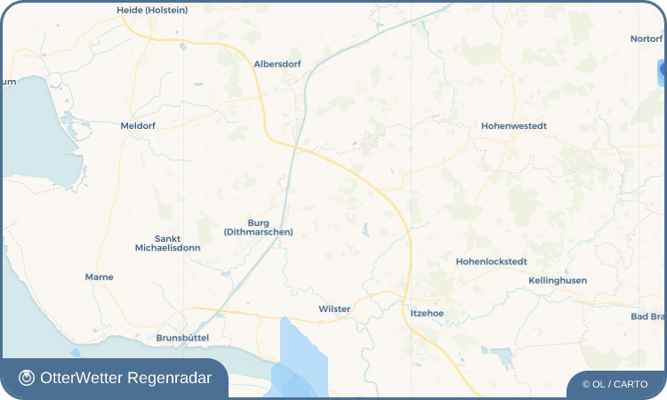 OtterWetter Regenradar-Widget Wacken