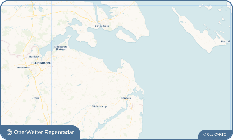 OtterWetter Regenradar-Widget Wackerballig