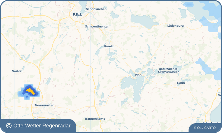OtterWetter Regenradar-Widget Wahlstorf (Dorf)