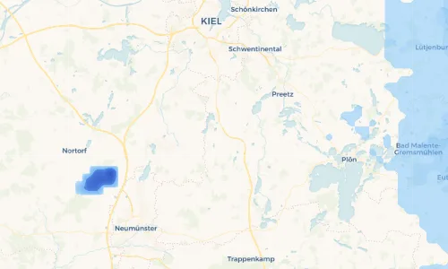 Regenradar Vorschaubild - Aktuelle Niederschläge in Warnau und Umgebung