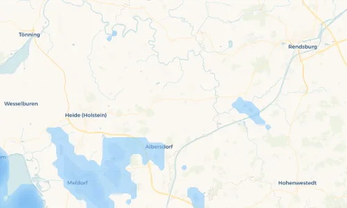 Regenradar Vorschaubild - Aktuelle Niederschläge in Wellerhop und Umgebung