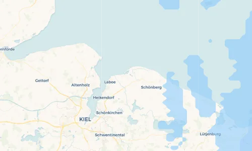 Regenradar Vorschaubild - Aktuelle Niederschläge in Wendtorfer Strand und Umgebung