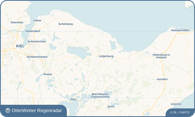 OtterWetter Regenradar-Widget Wentorf