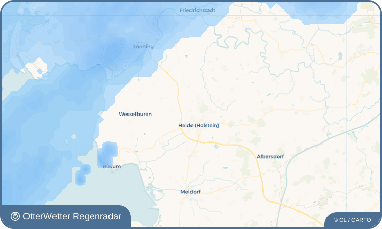 Widget-Vorschau für Wesseln Wetter-Widget-Vorschau mit Vorhersagedaten für Wesseln