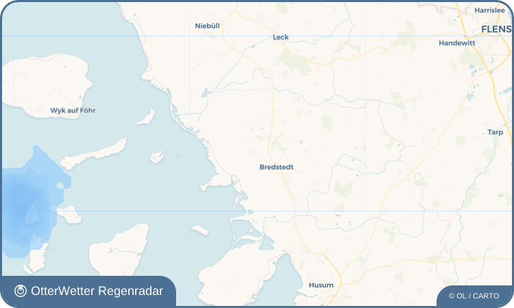 OtterWetter Regenradar-Widget West-Bordelum