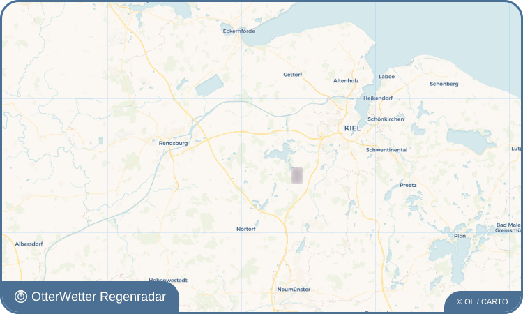 OtterWetter Regenradar-Widget Westensee