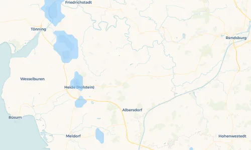 Regenradar Vorschaubild - Aktuelle Niederschläge in Westerborstel und Umgebung