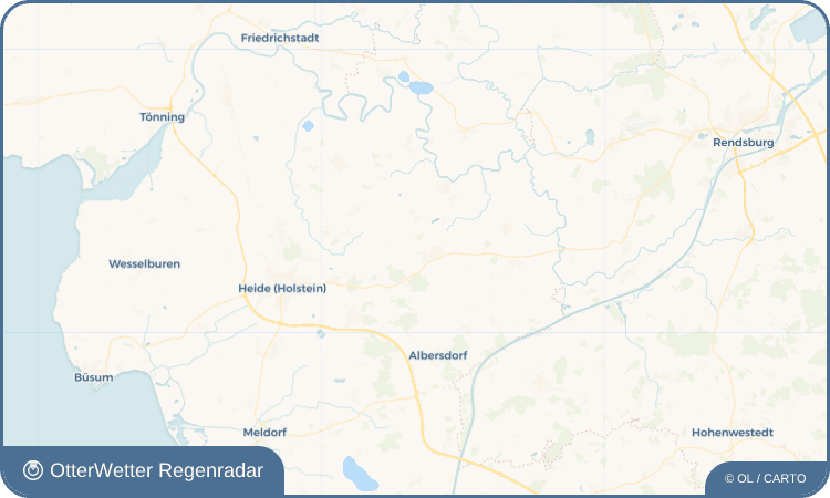 OtterWetter Regenradar-Widget Westerborstel