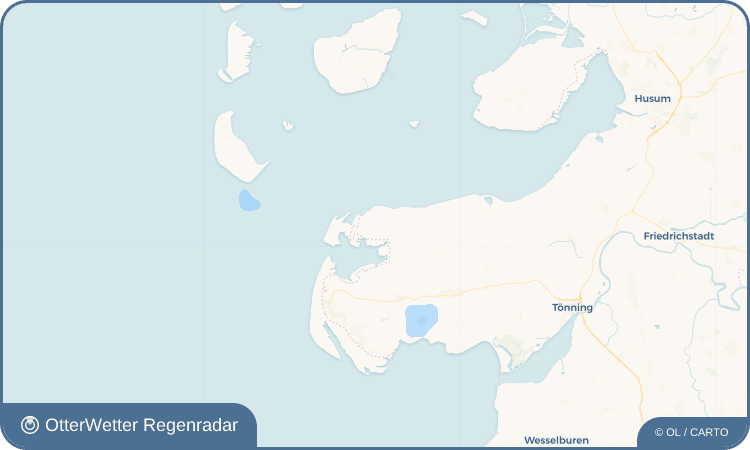 OtterWetter Regenradar-Widget Westerhever