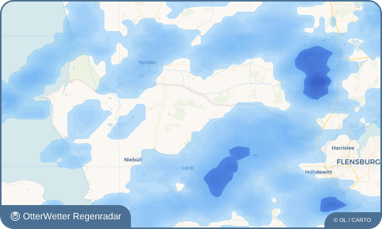 OtterWetter Regenradar-Widget Westre