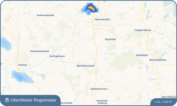 OtterWetter Regenradar-Widget Wiemersdorf