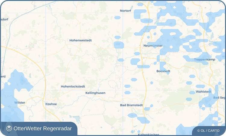 OtterWetter Regenradar-Widget Willenscharen