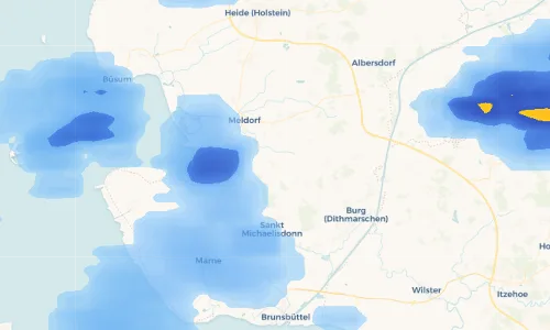 Regenradar Vorschaubild - Aktuelle Niederschläge in Windbergen und Umgebung