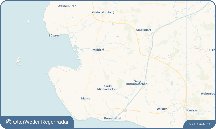 Wetter-Widget-Vorschau mit Vorhersagedaten für Windbergen