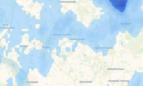 Regenradar Vorschaubild - Aktuelle Niederschläge in Wittenbergen und Umgebung