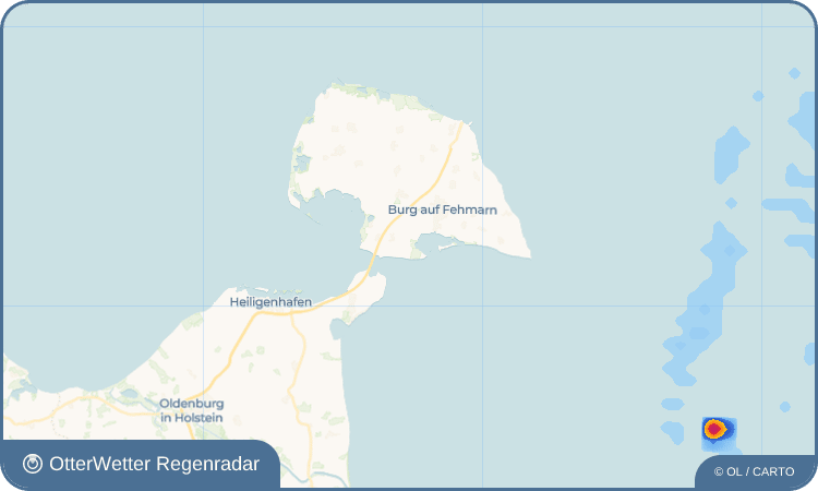 OtterWetter Regenradar-Widget Wulfen