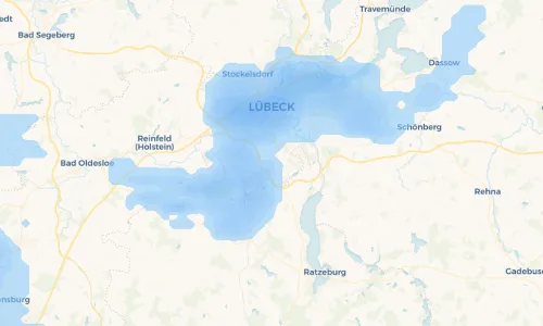 Regenradar Vorschaubild - Aktuelle Niederschläge in Wulfsdorf und Umgebung