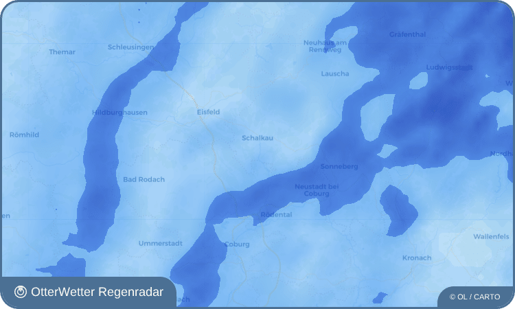 Widget-Vorschau für Almerswind Wetter-Widget-Vorschau mit Vorhersagedaten für Almerswind
