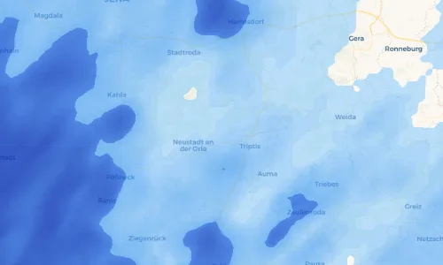 Regenradar Vorschaubild - Aktuelle Niederschläge in Alsmannsdorf und Umgebung