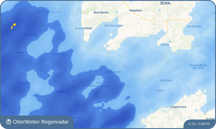 OtterWetter Regenradar-Widget Ammelstädt