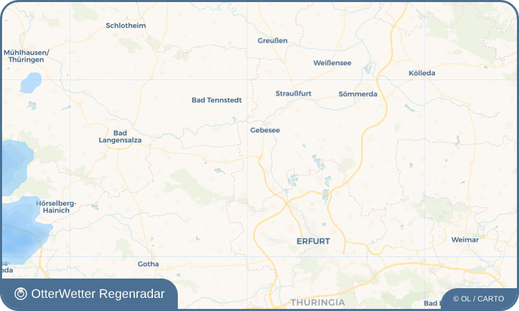 OtterWetter Regenradar-Widget Andisleben