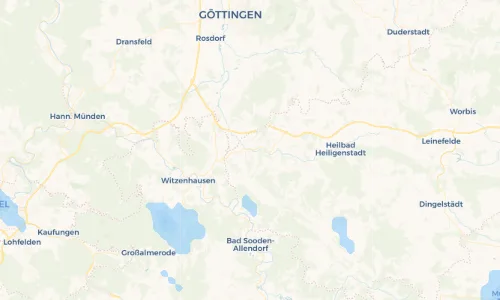 Regenradar Vorschaubild - Aktuelle Niederschläge in Arenshausen und Umgebung