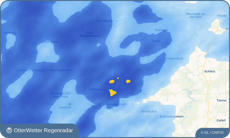 Wetter-Widget-Vorschau mit Vorhersagedaten für Arnsbach
