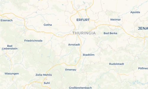 Regenradar Vorschaubild - Aktuelle Niederschläge in Arnstadt und Umgebung