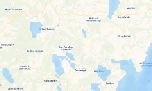 Regenradar Vorschaubild - Aktuelle Niederschläge in Asbach-Sickenberg und Umgebung