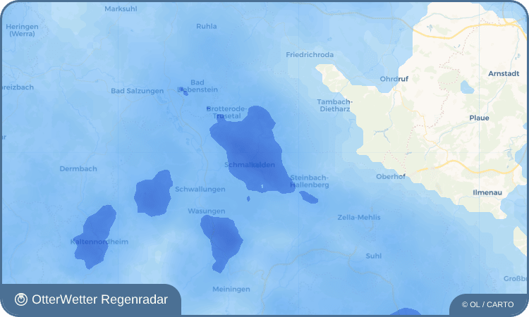 OtterWetter Regenradar-Widget Asbach