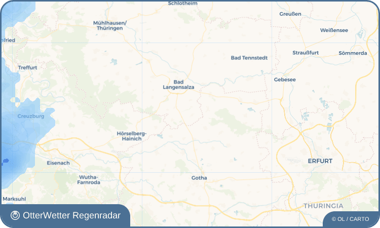 OtterWetter Regenradar-Widget Aschara