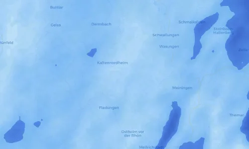 Regenradar Vorschaubild - Aktuelle Niederschläge in Aschenhausen und Umgebung