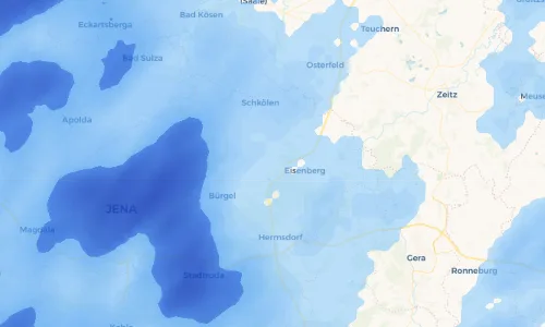Regenradar Vorschaubild - Aktuelle Niederschläge in Aubitz und Umgebung