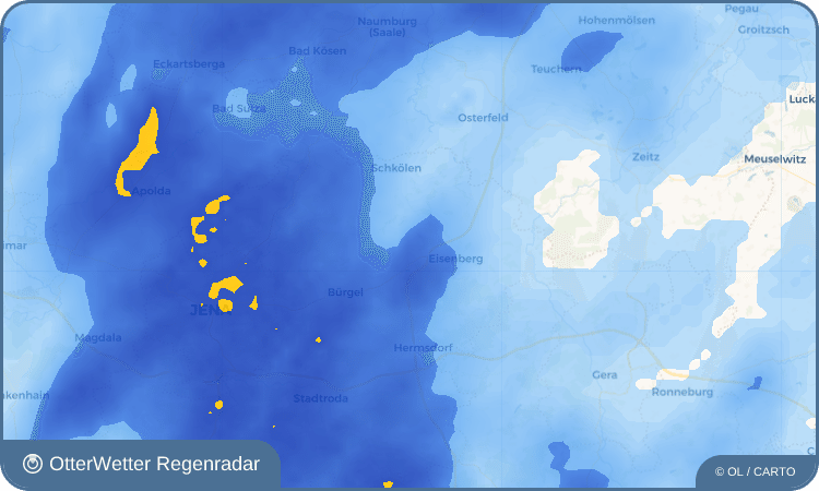 OtterWetter Regenradar-Widget Aubitz